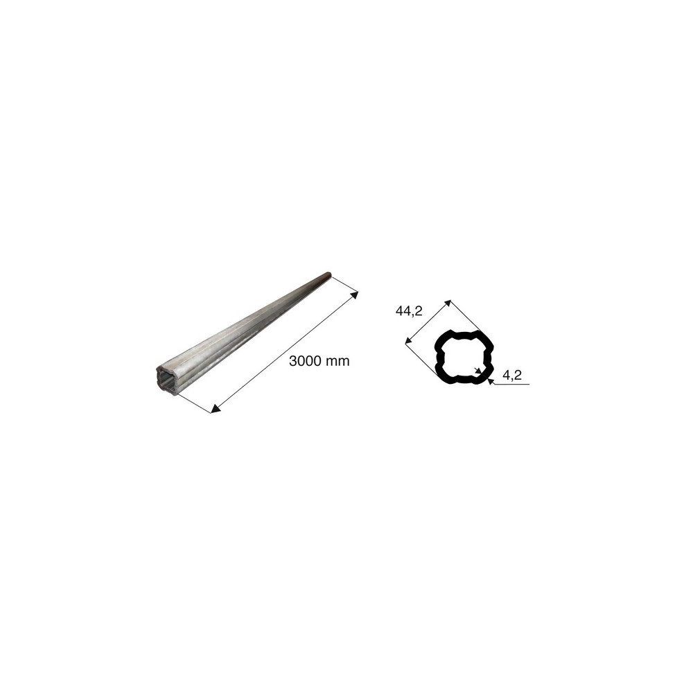 Tube de transmission quadrilobé de diamètre 44.2
