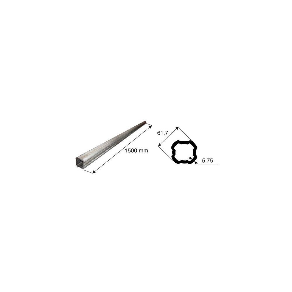 Tube de transmission quadrilobé de diamètre 61.7