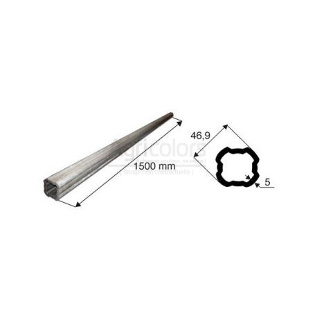 Tube de transmission quadrilobé de diamètre 46.9 Tube de transmission quadrilobé de diamètre 46.9