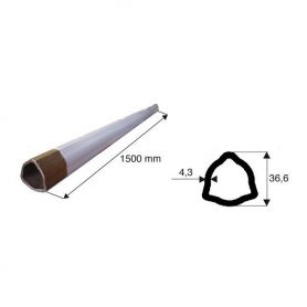 Tube de transmission triangulaire de diamètre 36.6