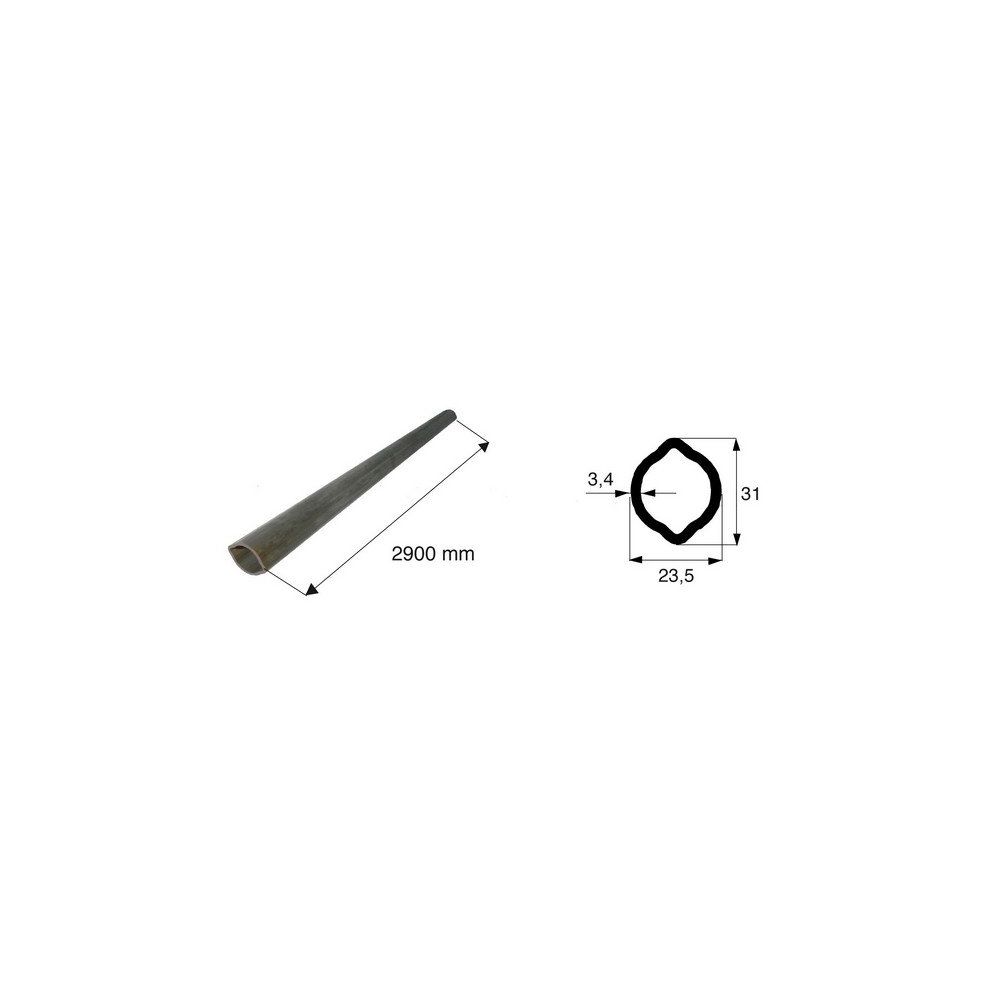 Tube de transmission citron de diamètre 23.5x31