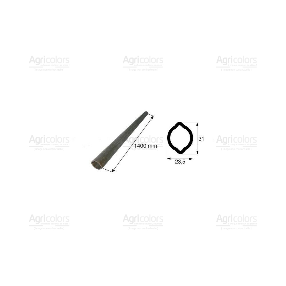Tube de transmission citron de diamètre 23.5x31