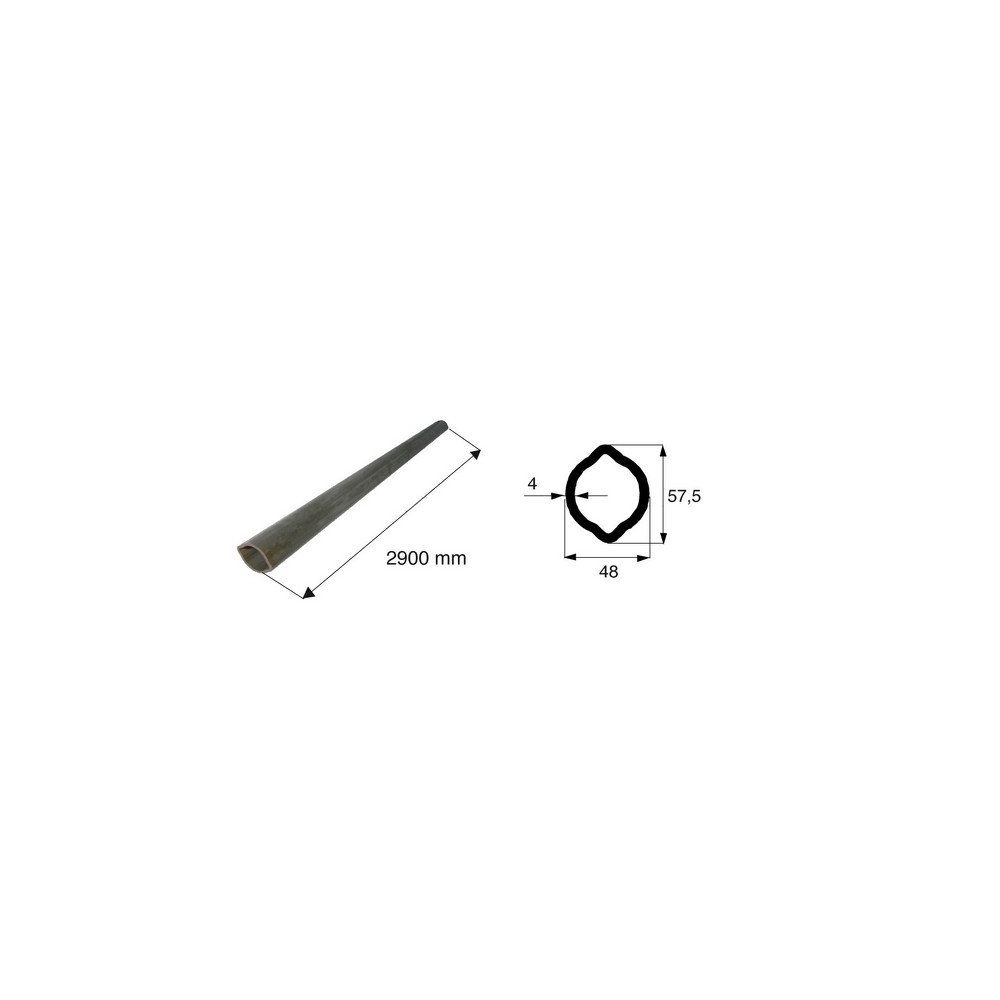 Tube de transmission citron de diamètre 48x57.5