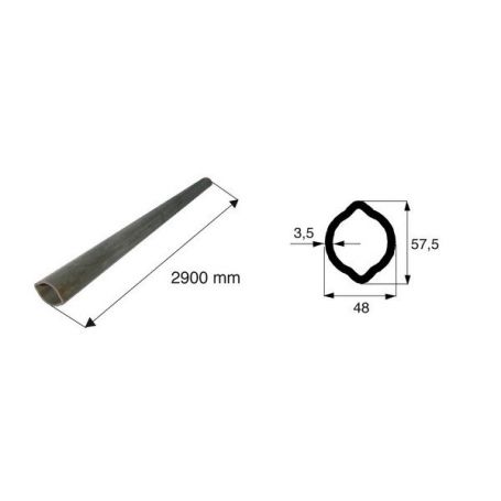 Tube de transmission citron de diamètre 48x57.5 Tube de transmission citron de diamètre 48x57.5