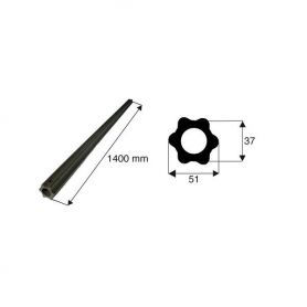 Tube de transmission étoile de diamètre 51x37