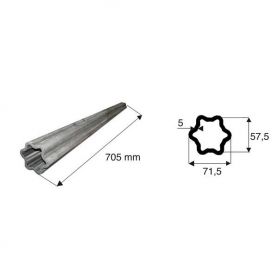 Tube de transmission étoile de diamètre 71.5x57.5