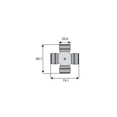 Croisillon circlips extérieurs 23.8 x 74.1 Croisillon circlips extérieurs 23.8 x 74.1