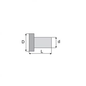 Rivet de fixation 6,4
