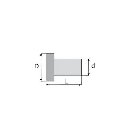 Rivet de fixation 6,4
