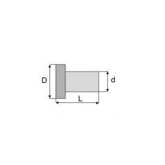 Rivet de fixation 6,4