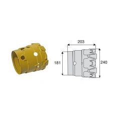 Bol homocinétique pour croisillons 36x89 - 32x106-110 Bol homocinétique pour croisillons 36x89 - 32x106-110