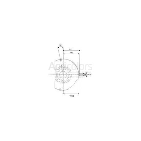 Platine pour bols machines amovibles Platine pour bols machines amovibles