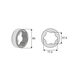 Bague anti vibration