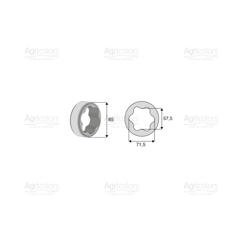 Bague anti vibration