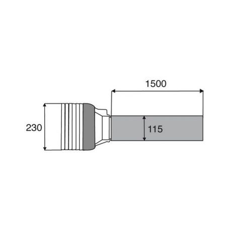 Demi protecteur extérieur Power Drive Série p600 et P700 Demi protecteur extérieur Power Drive Série p600 et P700