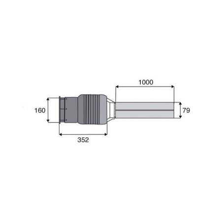 Demi protecteur intégral intérieur Power Drive PGH20/PGH25 de 1000 Demi protecteur intégral intérieur Power Drive PGH20/PGH25 de 1000