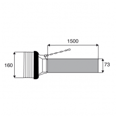 Demi protecteur intérieur standard SD25 de 1000mm Demi protecteur intérieur standard SD25 de 1000mm