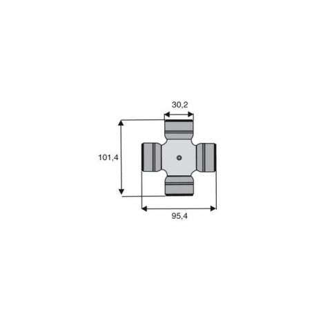 Croisillon circlips extérieurs 30.2 x 95.4 Croisillon circlips extérieurs 30.2 x 95.4