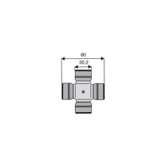 Croisillon circlips extérieurs 30.2 x 80
