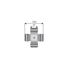 Croisillon circlips extérieurs 27 x 74.6 Croisillon circlips extérieurs 27 x 74.6