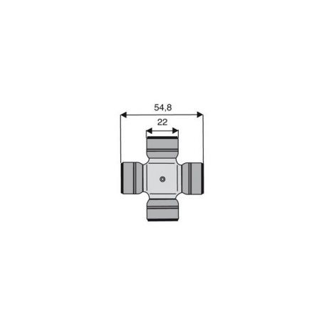 Croisillon circlips extérieurs 22 x 54.8 Croisillon circlips extérieurs 22 x 54.8