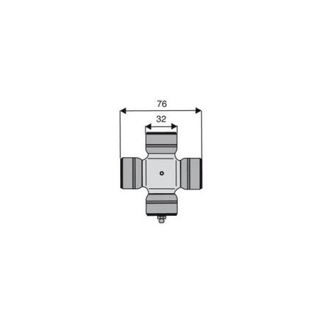 Croisillon circlips extérieurs 32 x 76