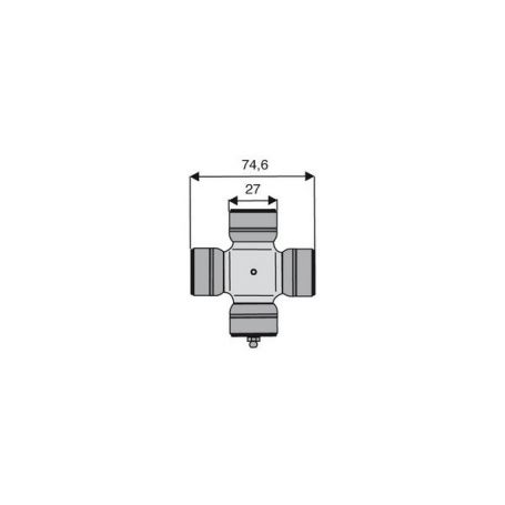 Croisillon circlips extérieurs 27 x 74.6 Croisillon circlips extérieurs 27 x 74.6
