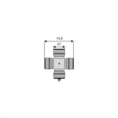 Croisillon circlips extérieurs 27 x 74.6 Croisillon circlips extérieurs 27 x 74.6