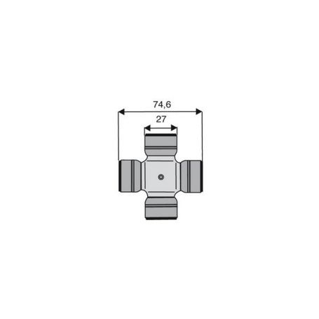 Croisillon circlips extérieurs 27 x 74.6