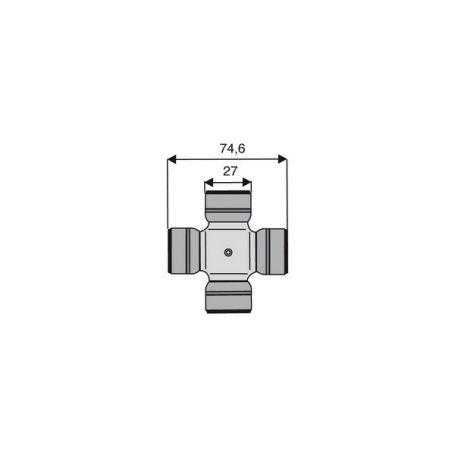 Croisillon circlips extérieurs 23.8 x 61.3 Croisillon circlips extérieurs 23.8 x 61.3