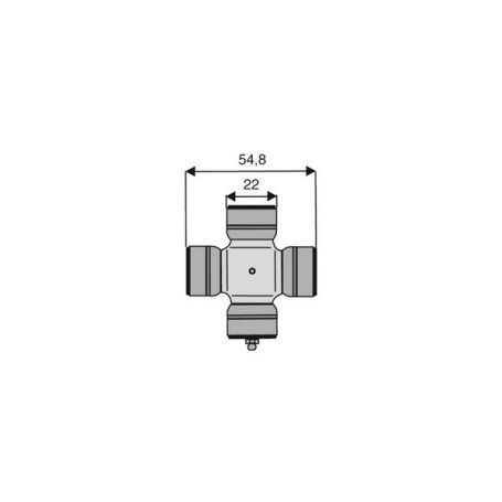 Croisillon circlips extérieurs 22 x 54.8 Croisillon circlips extérieurs 22 x 54.8