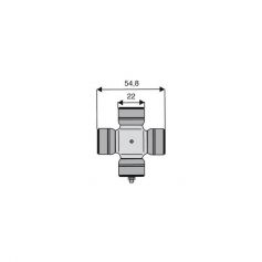 Croisillon circlips extérieurs 22 x 54.8 Croisillon circlips extérieurs 22 x 54.8