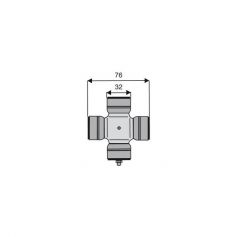 Croisillon circlips extérieurs 32 x 76 Croisillon circlips extérieurs 32 x 76