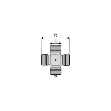 Croisillon circlips extérieurs 32 x 76