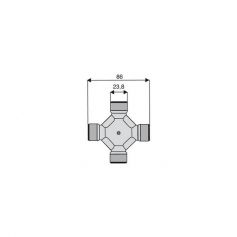 Croisillon circlips extérieurs 23.8 x 86 Croisillon circlips extérieurs 23.8 x 86