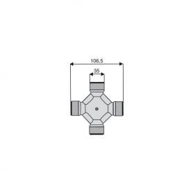 Croisillon circlips extérieurs