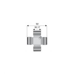 Croisillon circlips extérieurs 30.2 x 92 Croisillon circlips extérieurs 30.2 x 92