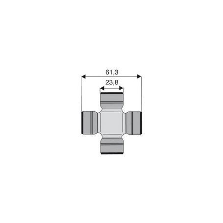 Croisillon circlips extérieurs 23.8 x 61.3 Croisillon circlips extérieurs 23.8 x 61.3