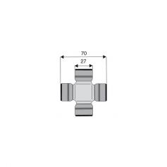Croisillon circlips extérieurs 27 x 70 Croisillon circlips extérieurs 27 x 70