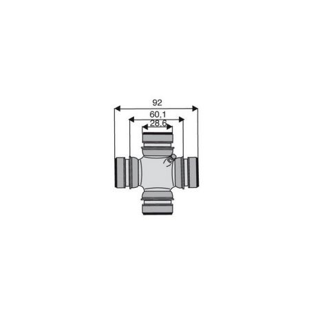 Croisillon circlips intérieurs 28.6 x 60.1 Croisillon circlips intérieurs 28.6 x 60.1