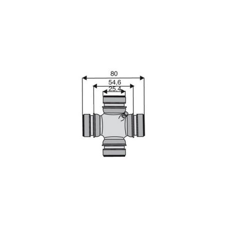 Croisillon circlips intérieurs 25.4 x 54.6 Croisillon circlips intérieurs 25.4 x 54.6
