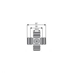 Croisillon circlips intérieurs 24.6 x 33 Croisillon circlips intérieurs 24.6 x 33