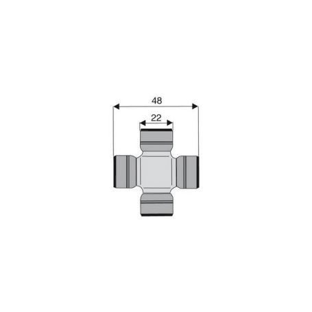 Croisillon circlips extérieurs 22 x 48 Croisillon circlips extérieurs 22 x 48