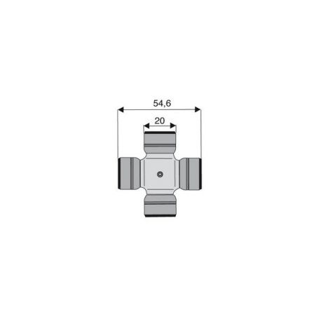 Croisillon circlips extérieurs 20 x 54.6 Croisillon circlips extérieurs 20 x 54.6
