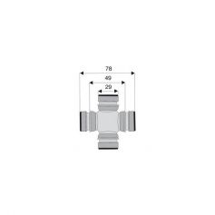 Croisillon circlips intérieurs 29 x 49 Croisillon circlips intérieurs 29 x 49