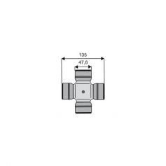 Croisillon circlips extérieurs 47.6 x 135 Croisillon circlips extérieurs 47.6 x 135