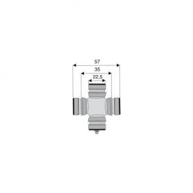 Croisillon circlips intérieurs 22.5 x 35