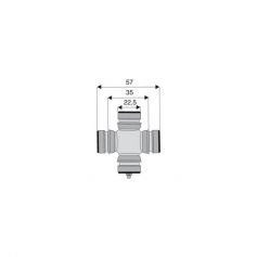 Croisillon circlips intérieurs 22.5 x 35 Croisillon circlips intérieurs 22.5 x 35