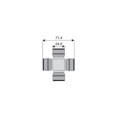 Croisillon circlips extérieurs 24.6 x 71.4 Croisillon circlips extérieurs 24.6 x 71.4