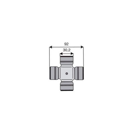 Croisillon circlips extérieurs 30.2 x 92 Croisillon circlips extérieurs 30.2 x 92